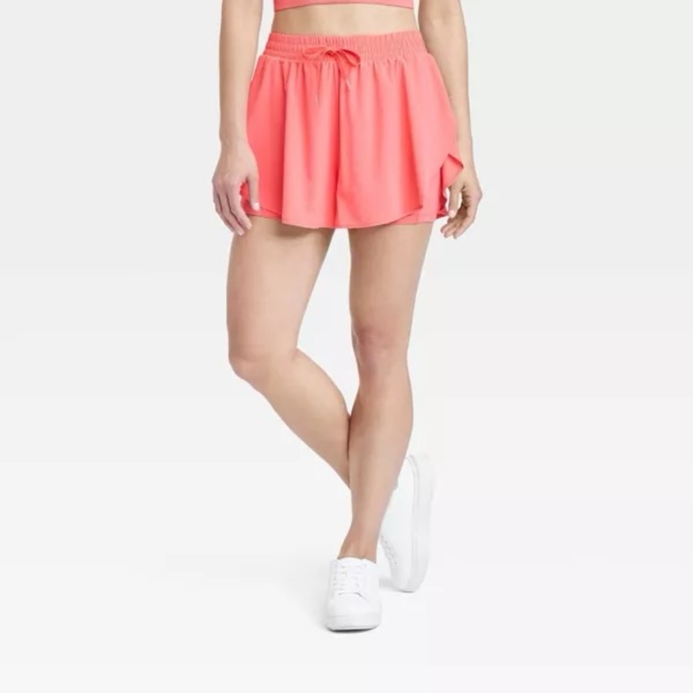 JoyLab High-Rise Flutter Shorts - L, Pink